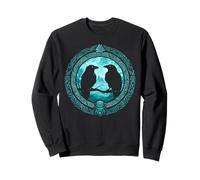 Walhalla Ravens Odins Runes Valknut Wotan's Knot Viking Sweatshirt
