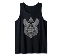 Walhalla Ravens Odins Runes Valknut Wotan's Knot Viking Tank Top