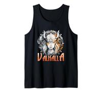Walhalla Viking Girl Runes Nordic Valhalla Viking Tank Top