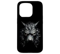 Walhalla Wolf Wolves Odin's Companion Geri and Freki Viking Case for iPhone 15 Pro