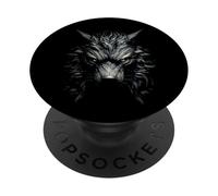 Walhalla Wolf Wolves Odin's Companion Geri and Freki Viking PopSockets Adhesive PopGrip
