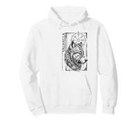 Walhalla Wolf Wolves Odins Runes Nordic Compass Viking Pullover Hoodie