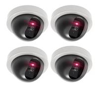 WALI Dummy Fake Security CCTV Dome Camera (SDW-4), 4 Packs, White