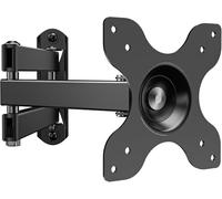 WALI TV Wall Mount for 13 to 32 Inch TVs, Articulating TV Wall Bracket for LED Flat Panel Screen with Tilt Swivel Extension, Full Motion TVs Bracket Holds Up to 15 kg, VESA 75 & 100mm, Black (1330LM)