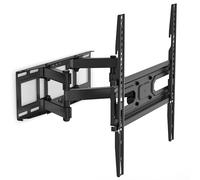 WALI TV Wall Mount for 32-70 inch, Full Motion TV Wall Bracket with Articulating Arm for LED, LCD, OLED Flat Curved TV, Holds up to 40 kg, Max VESA 400x400mm (FTM-2), Black