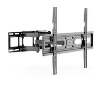 WALI TV Wall Mount for 32-80 inch Flat Curved TVs, Full Motion Articulating Arm Bracket for LED, LCD, OLED Screens up to 88lbs, 400x400mm Mounting Holes, Black