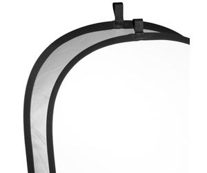 Walimex 91x122cm Foldable Light Reflector, Silver/White