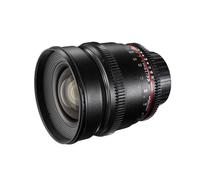 Walimex pro 16mm 1:2.2 VCSC Video and Photo Wide-Angle Lens (Filter Thread 77mm, Lens Hood, Gear Ring, Stepless Aperture and Focus) Compatible with Sony E Lens Bayonet Black