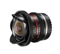 walimex pro 8 mm 1: 3.1 VCSC Fish-Eye Camera and Video Lens (Wide Angle 180 Degrees MC Lenses Large Depth - Smoothly Adjustable Bezel)