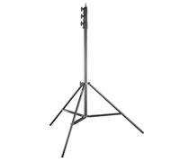 Walimex pro AIR 355 Light Stand Set Maximum Height 355 cm, Air Cushioned Lighting Stands, Load Capacity 8 kg, Aluminium Tripods, Perfect for Indoor and Outdoor Use