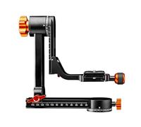 Walimex pro Aluminium Gimbal Head Tripod Head A20 360 Degree Panorama Tripod Head Monkey Swing with Arca Quick Release Plate, Load 20 kg, with Bag, for DSLR DSLM Spotting Scope Lens