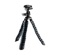 walimex pro Armadillo DSLR (to working height 28 cm/Maximum Load 3 kg - Black/Grey + Adapter with 1/4-Inch Connector and Smartphone Holder