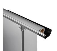 Walimex pro Background Bracket for Lamp Tripods - Flexible Use with Cardboard Backgrounds up to 1.35 m, Maximum Load 5 kg, Aluminium Construction, Rolling Mechanism, Suitable for Studio/Home Streaming
