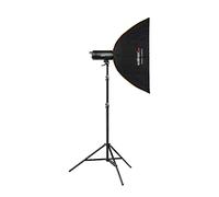 Walimex pro Campaigner 600 HS Single Set with Integrated 2.4 GHz Receiver, 600 Ws, Fast Burning Time, LED Modelling Light and User-Friendly Control Panel, High-Quality Aluminium Finish