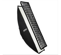 Walimex pro Essential Striplight Softbox 40 x 180 cm 360° Rotatable Easy Assembly Includes Grid, Bowens Adapter and Transport Bag Ideal for Product and People Photography