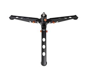 Walimex pro Ground Rocker GR230 - Stand Spider, Floor Tripod, Tiltable, 360° Rotation, with Ball Head, Load Capacity 18 kg, Stand Spider for Monopods Tripods, Large Base 50 cm