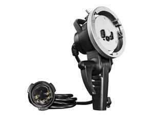 Walimex pro Handblitz H600 Flash2Go TTL - Handheld Extension Head with Bowens Mount, Flash Head for Mobile Use Flash Light for Walimex Pro Studio Battery Flash Flash2Go 600 TTL with 2.4m Cable