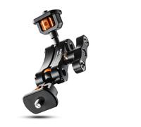 Walimex pro Mini Magic Arm Premium - 124 x 100 x 20 mm - Maximum Load Capacity 3 kg - With 1/4” and 3/8" Ball Joints and Adapters - Camera Accessories for Camera Cages, Rigs and Dollies
