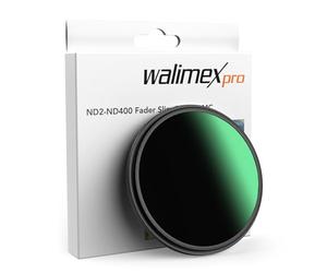 Walimex pro ND2-ND400 Fader Slim 52 mm variable neutral density filter with 9 f-stops, ND filter with 18-layer coating, lens filter with 4.3 mm slim mount