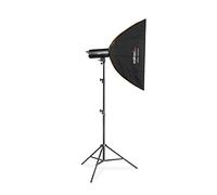Walimex Pro Stager 400 HSS Set Single - Powerful Studio Flash with 2.4 GHz Receiver, HSS Mode, 400 Ws, Short Burn Time, LED Setting Light, for Professional Photographers
