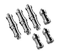 Walimex Set 3x Spigot Thread Adapter 3/8” to 1/4’’ and 3x Spigot Thread Adapter 3/8” to 1/4” Thread Adapter for Camera Accessories, Tripods, Photo Studios, Photoshoots and Photography