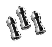 Walimex Set x3 Spigot Thread Adapters 3/8” to 1/4”, Thread Adapters for Camera Accessories and Tripod, Perfect for Photo Studio, Photoshoots & Video Recordings