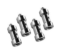 Walimex Set x4 Spigot Thread Adapters 3/8” to 1/4”, Thread Adapters for Camera Accessories and Tripod, Perfect for Photo Studio, Photoshoots & Video Recordings