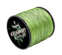 Waline Super Strong 8 Strands Braided Fishing Line 300m 500m PE Fishing Line Multifilament 20lb 30lb 40lb 50lb 60lb 80lb Sea Fishing Braid Line (Army Green, 20lb/0.17mm/ 500m(547yds))