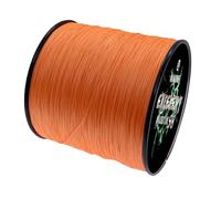 Waline Super Strong 8 Strands Braided Fishing Lines 300m 500m 20lb-100lb Abrasion-Resistant Ultra Smooth PE Braid Line (Orange, 80lb/0.50mm/500m(547yds))