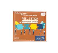 WALINEST 24 Glue Sheets Puzzle Saver Kit - No Mess Frame and Preserve for Large Puzzles - Save 4 x 1000 Piece Puzzles for Adults