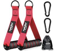 WALITO Exercise Handles, Replacement Cable Machine Attachments for Home Gym Equipment, Pulley System, Pilates, Resistance Bands, Strength Trainer, Heavy Duty Working Out Handles Accessories