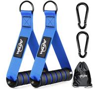 WALITO Exercise Handles, Replacement Cable Machine Attachments for Home Gym Equipment, Pulley System, Pilates, Resistance Bands, Strength Trainer, Heavy Duty Working Out Handles Accessories