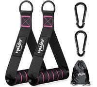 WALITO Exercise Handles, Replacement Cable Machine Attachments for Home Gym Equipment, Pulley System, Pilates, Resistance Bands, Strength Trainer, Heavy Duty Working Out Handles