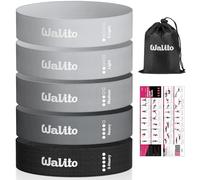 WALITO Resistance Bands for Legs and Butt, Fabric Exercise Loop Bands Yoga, Pilates, Rehab, Fitness and Home Workout, Strength Bands for Booty