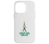 Walk And Relax Calm Lifestyle Illustration Case for iPhone 14 Pro Max