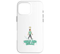 Walk And Relax Calm Lifestyle Illustration Case for iPhone 16 Pro Max