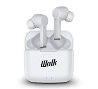 Walk Audio | Wireless Bluetooth Earphones | In Ear Light-Weight Headphones | TWS Earbuds With Charging Case (White)