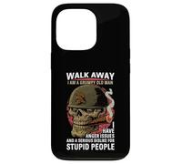 Walk Away I Am A Grumpy Old Man Anger Issues Funny Boomer Case for iPhone 13 Pro