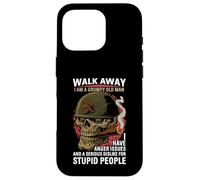 Walk Away I Am A Grumpy Old Man Anger Issues Funny Boomer Case for iPhone 16 Pro
