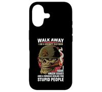 Walk Away I Am A Grumpy Old Man Anger Issues Funny Boomer Case for iPhone 17