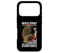 Walk Away I Am A Grumpy Old Man Anger Issues Funny Boomer Case for iPhone 17 Pro