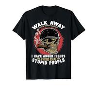 Walk Away I Am A Grumpy Old Man Funny Generation Boomer T-Shirt, Men, Black, 3X-Large