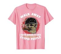 Walk Away I Am A Grumpy Old Man Funny Generation Boomer T-Shirt, Men, Pink, Medium