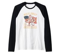 Walk Away I Am A Grumpy Old Man I Have Anger Issues Bigfoot Raglan Baseball Tee