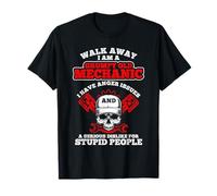 Walk Away I Am A Grumpy Old Mechanic Retired Tools T-Shirt