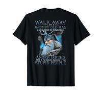 Walk Away I'm A Grumpy Old Man Born In November (on back) T-Shirt
