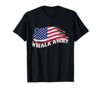 #Walk Away Movement, Gift for Patriots, American Flag Gifts T-Shirt