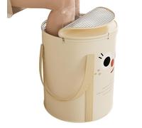 Walk Bath Bucket - Foldable PVC Basin, Portable Household Spa Tub | Low In Fiure The In CagLIE With Manura, Multi-Function Deacher For Lassing And Camping