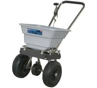 Walk Behind Broadcast Spreader - 37kg Capacity Hopper - Adjustable Feed System
