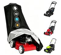 Walk Behind Lawn Mower Cover for Greenworks G40LM35, Protective Outdoor Storage Cover for Push Mowers, Water Resistant Dust Rain Sun Protection